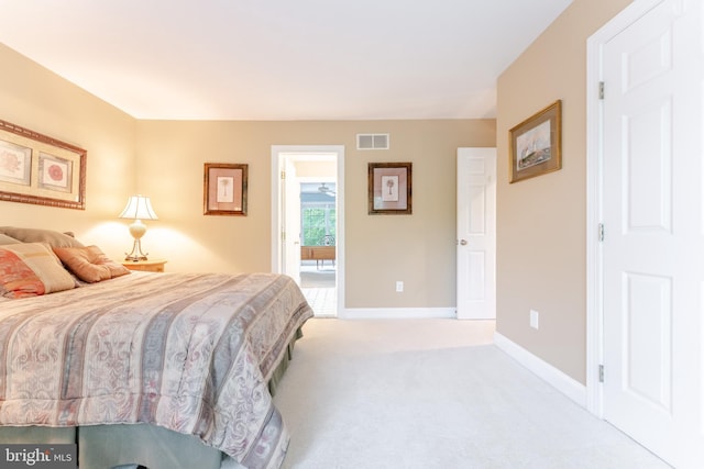 1052 Cedar Mill Ln, West Chester, PA 19382 - bedroom featuring light colored carpet, baseboards, and connected bathroom