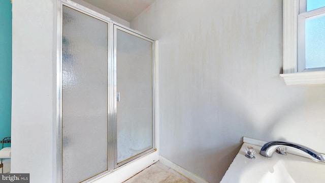 519 Delaware Ave, Egg Harbor Township, NJ 08234 - full bathroom featuring a sink and a stall shower