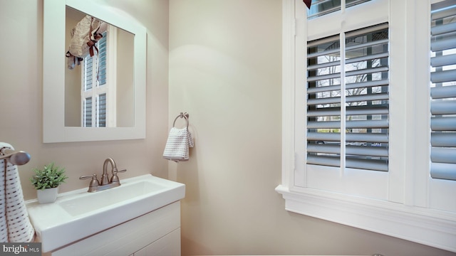 bathroom with a sink