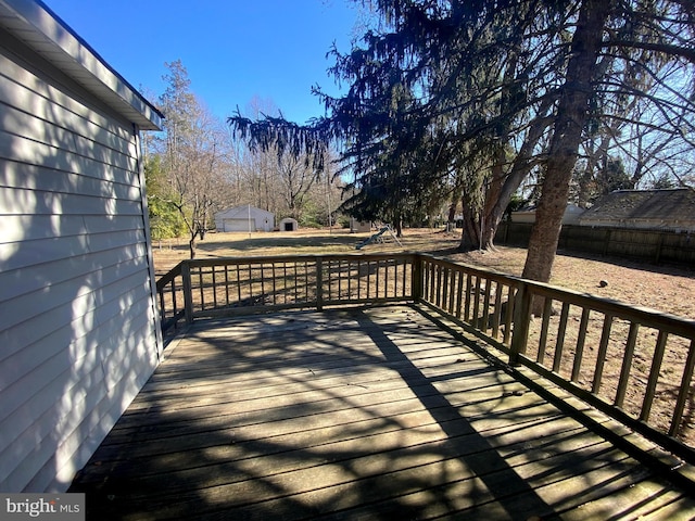 view of deck