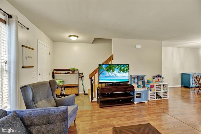 5 Westpointe Dr, Ephrata, PA 17522 - living room with light wood-style flooring, healthy amount of natural light, and baseboards