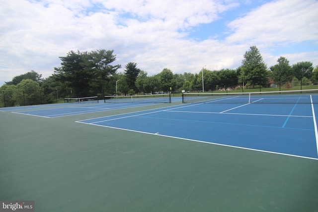 view of sport court with community basketball court