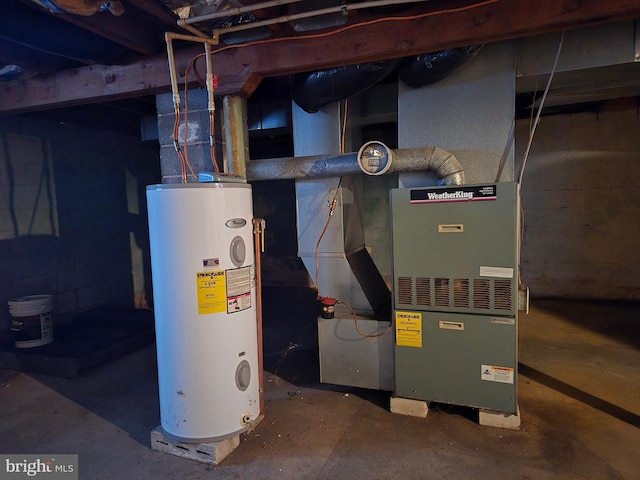 utilities with water heater