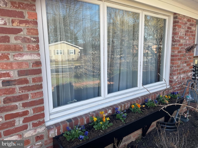 details with brick siding