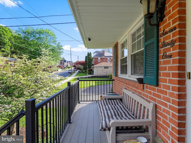 731 Fayette St, Cumberland, MD 21502 - deck featuring a porch