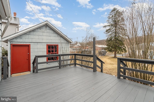 view of deck