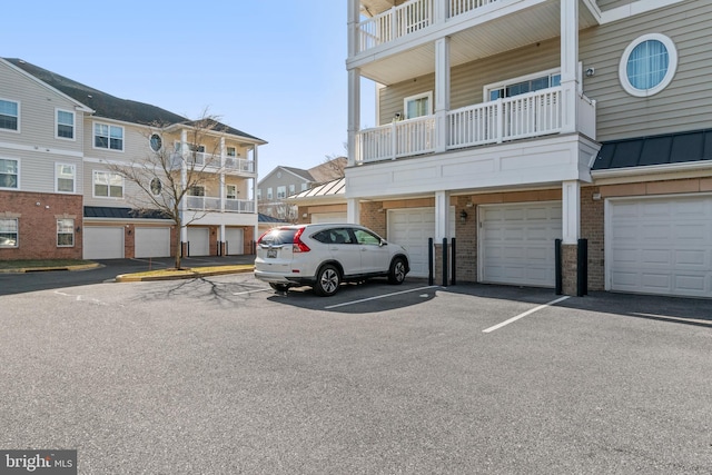 exterior space with an attached garage