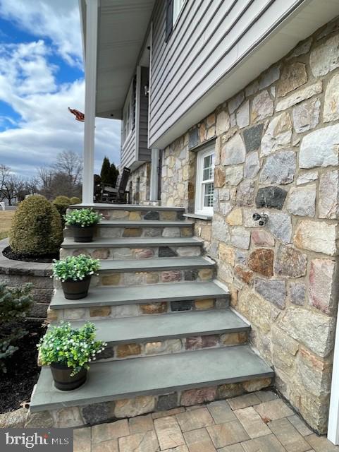 view of stairs