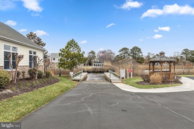 view of street with driveway