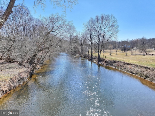 view of water feature