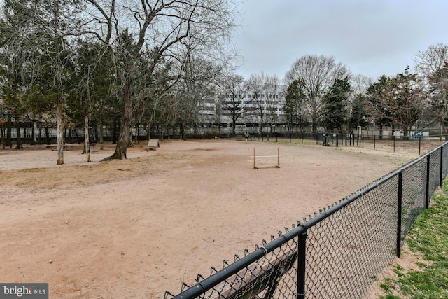 surrounding community with fence