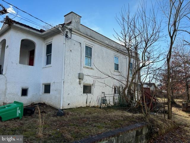 6218 61st Pl, Riverdale, MD 20737 - view of side of property with stucco siding