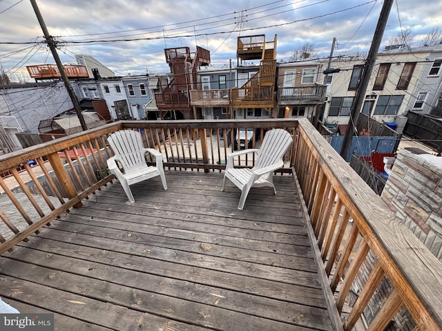 view of deck