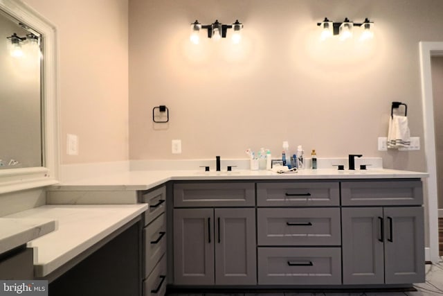 full bathroom featuring a sink