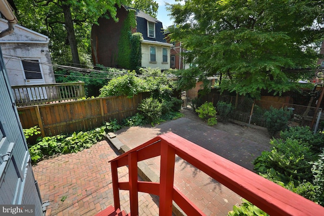 view of patio / terrace featuring a fenced backyard