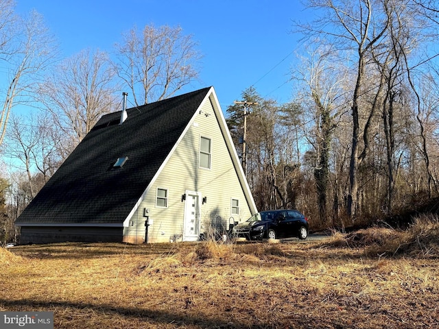 view of property exterior