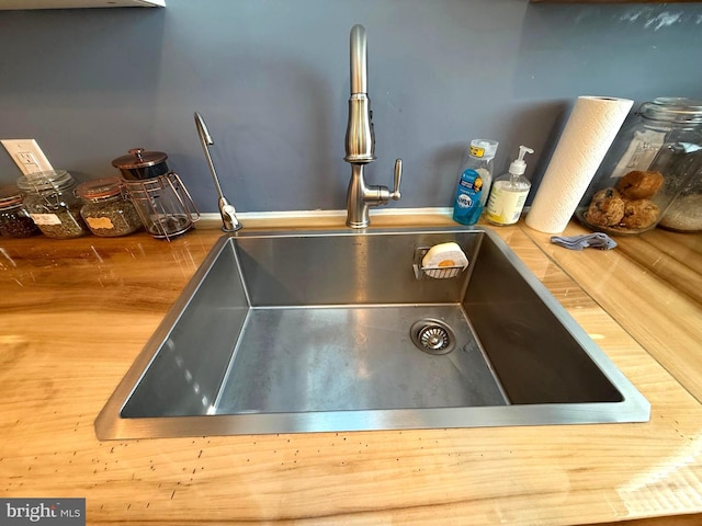 room details with a sink