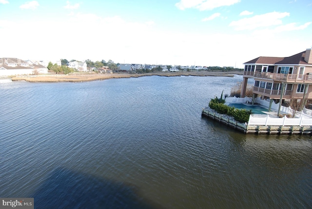 property view of water