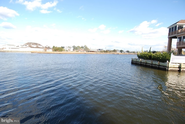 view of water feature