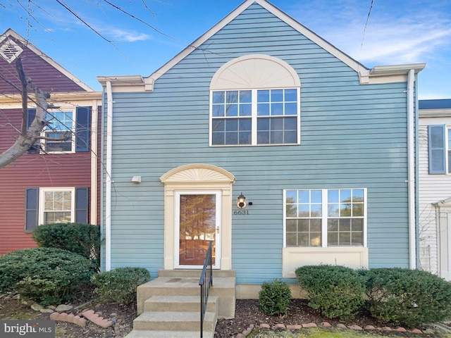 view of front of home