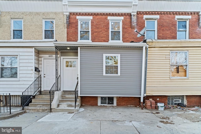 exterior space featuring entry steps