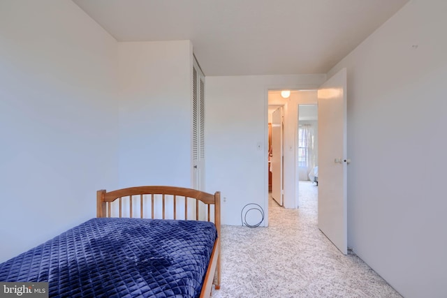 bedroom featuring carpet flooring