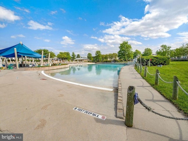 view of swimming pool