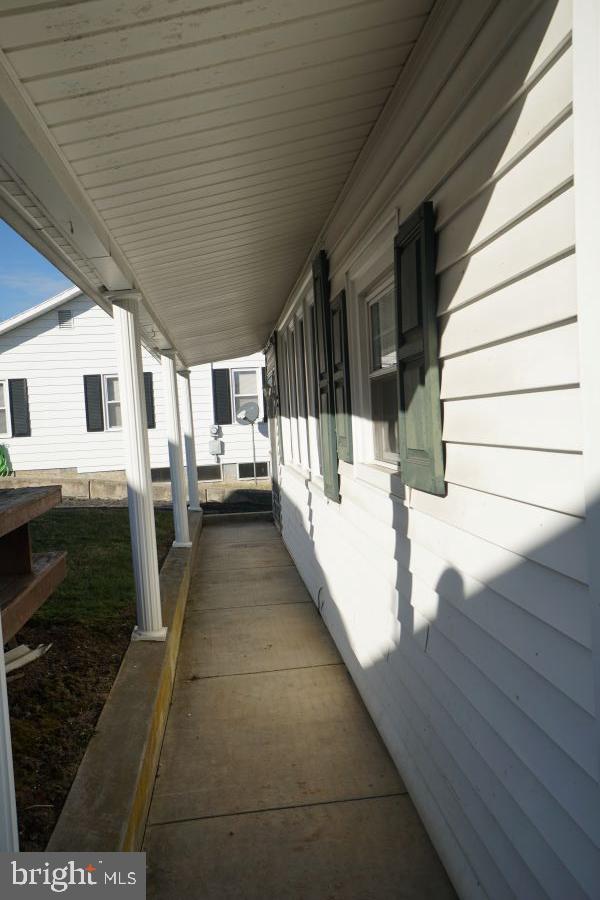 view of patio with covered porch