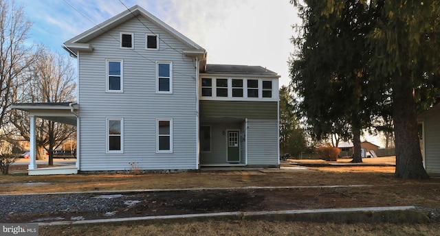 view of rear view of house