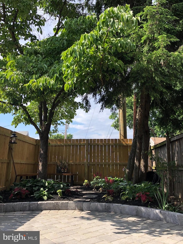 view of patio / terrace with fence