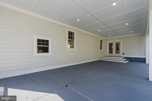 view of patio / terrace with french doors