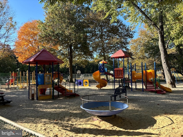 view of community playground