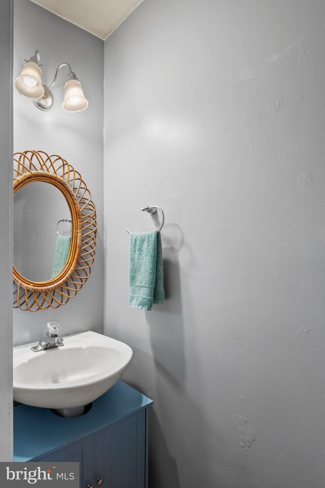 bathroom with a sink