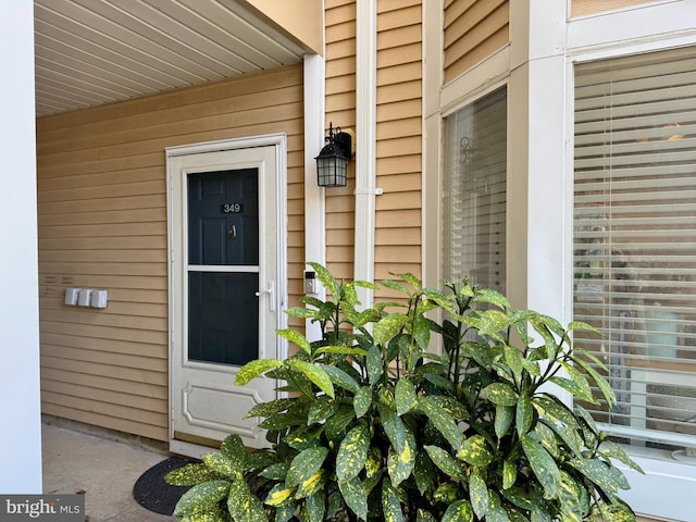 view of entrance to property