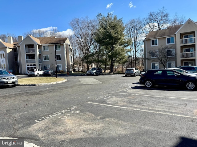 view of uncovered parking lot