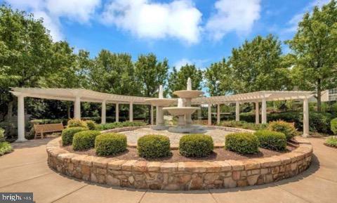 surrounding community featuring a pergola