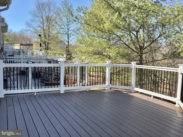 view of deck