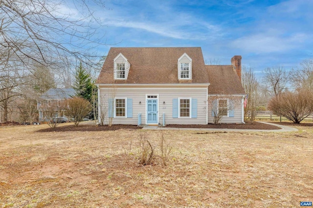 view of cape cod house