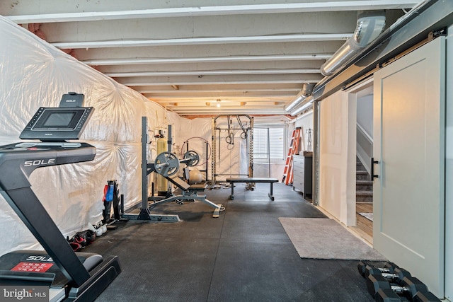 view of exercise room