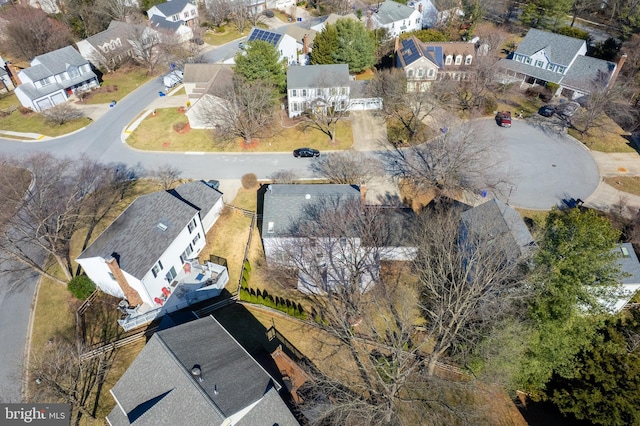 birds eye view of property featuring a residential view