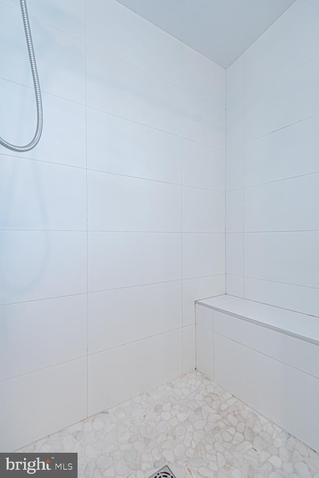 full bathroom with a tile shower