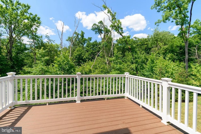 view of deck