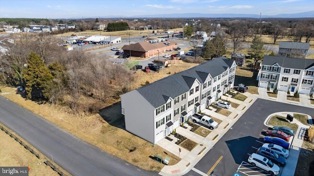 bird's eye view featuring a residential view