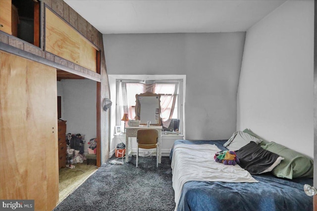 bedroom featuring carpet flooring