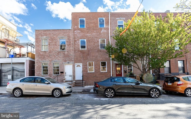 multi unit property with brick siding