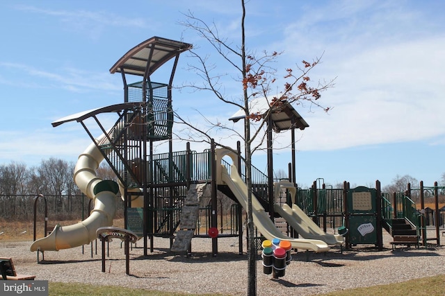 view of communal playground