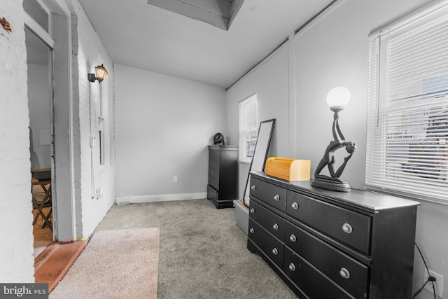 bedroom with carpet flooring