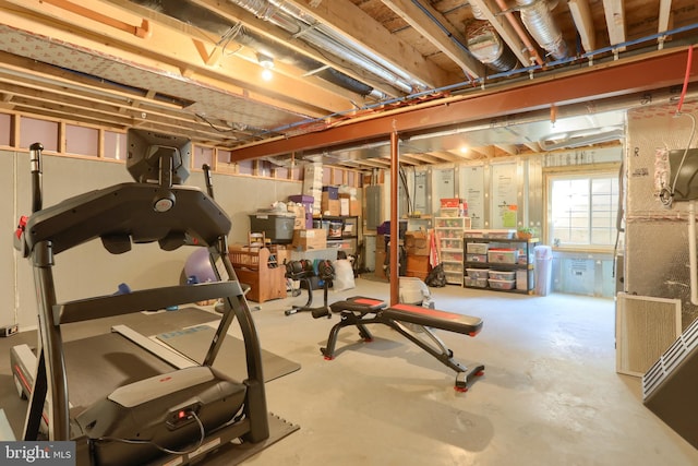 view of exercise room