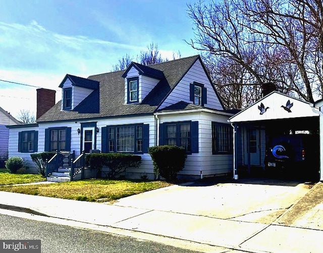 view of cape cod-style house