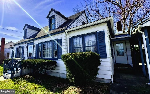 view of cape cod house